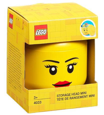 LEGO® Storage Aufbewahrungsbox - Mini - Kopf - 12 cm - Mädchen