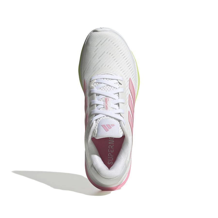 adidas Chaussures de Running Supernova Ease - Blanc/Jaune/Rose Femme