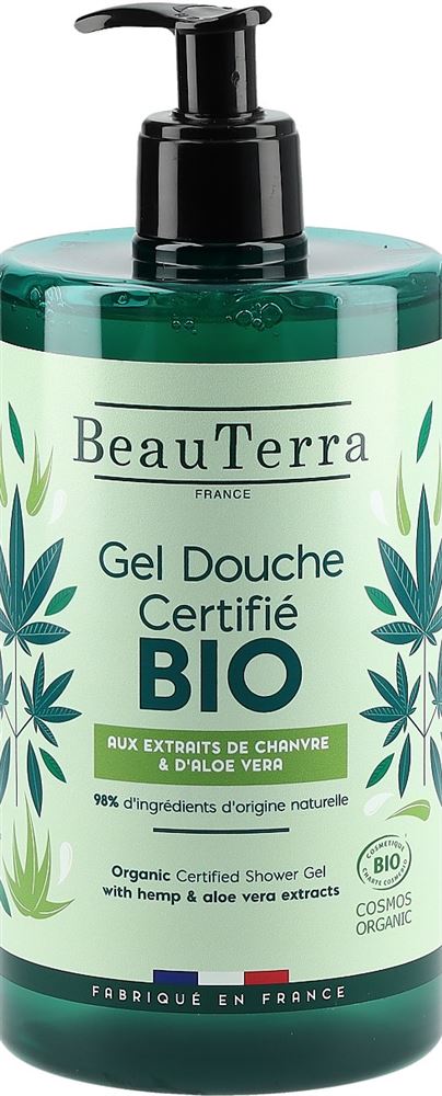 BEAUTERRA Duschgel<br>750 ml, Flasche, Gel, Hanf & Aloe Vera Bio