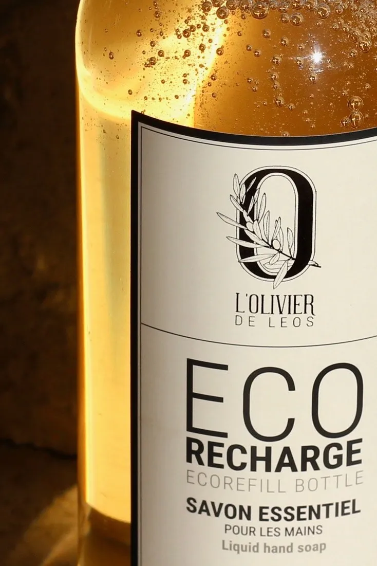 L'OLIVIER DE LEOS Savon essentiel pour les mains rechargeable-290 ml