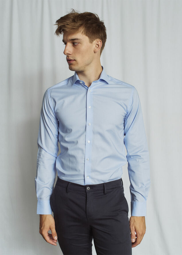 Bruun & Stengade BS Porter Modern Fit Shirt Light blue