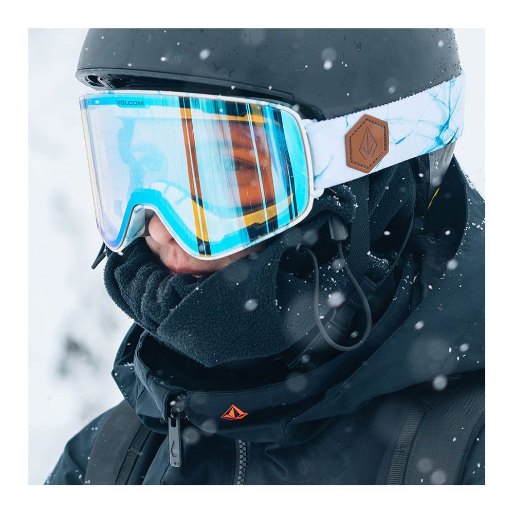 Volcom ODYSSEY - Masque ski Homme white ice/ice chrome