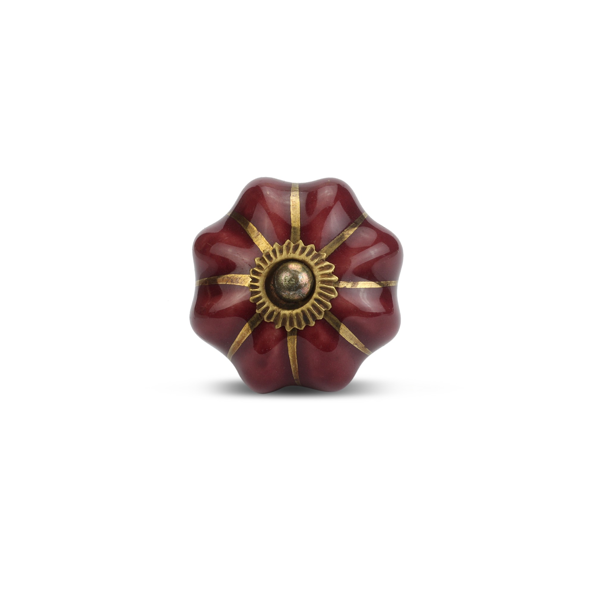 Knauf Blume dunkelrot günstig bestellen
