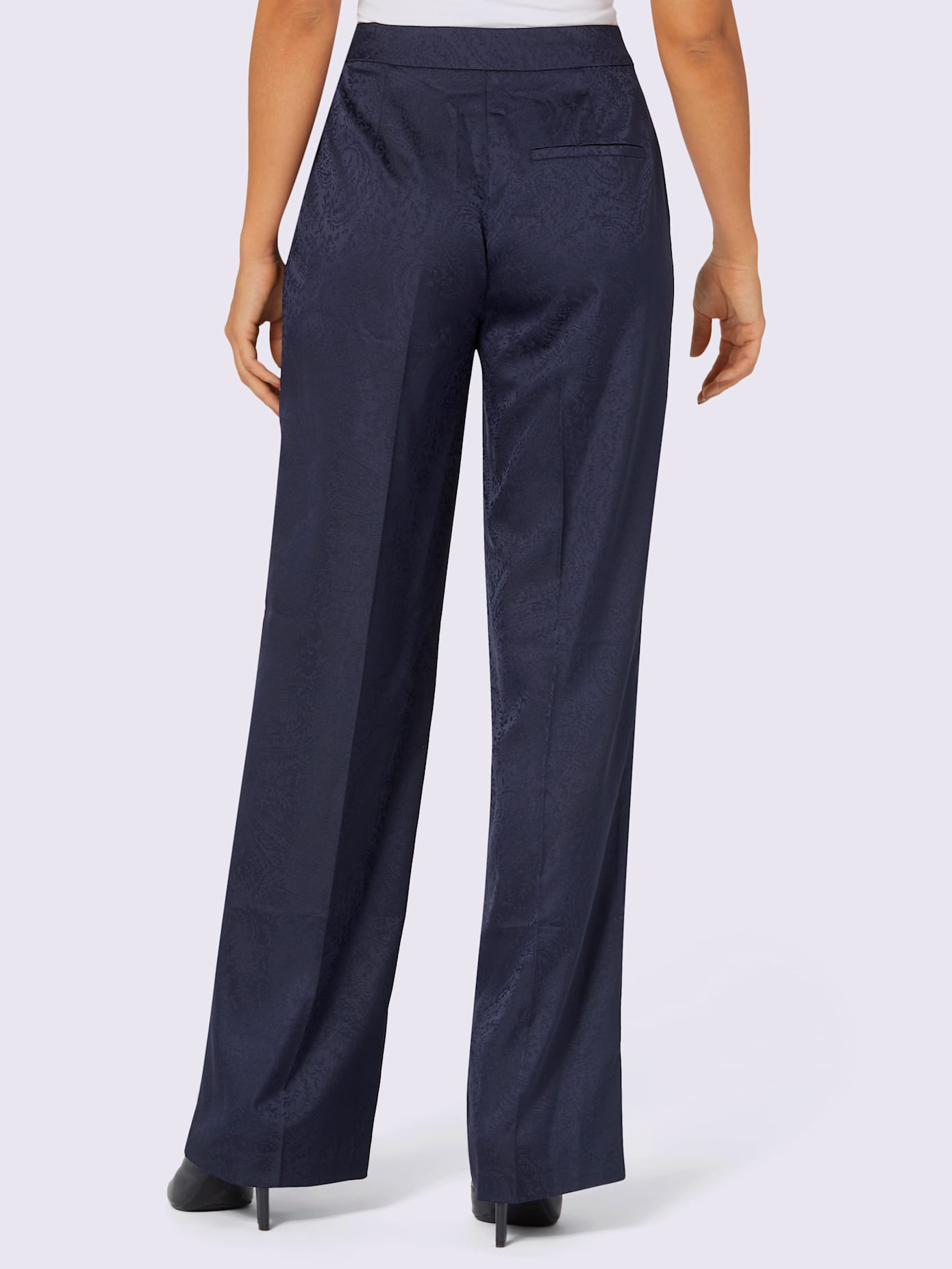 Pantalon joli motif jacquard