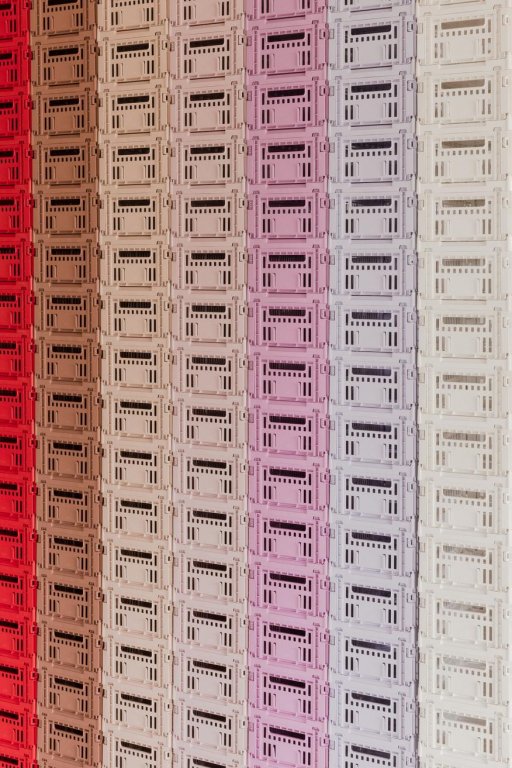 Hay Colour Crate krat RE opbergbak S Red