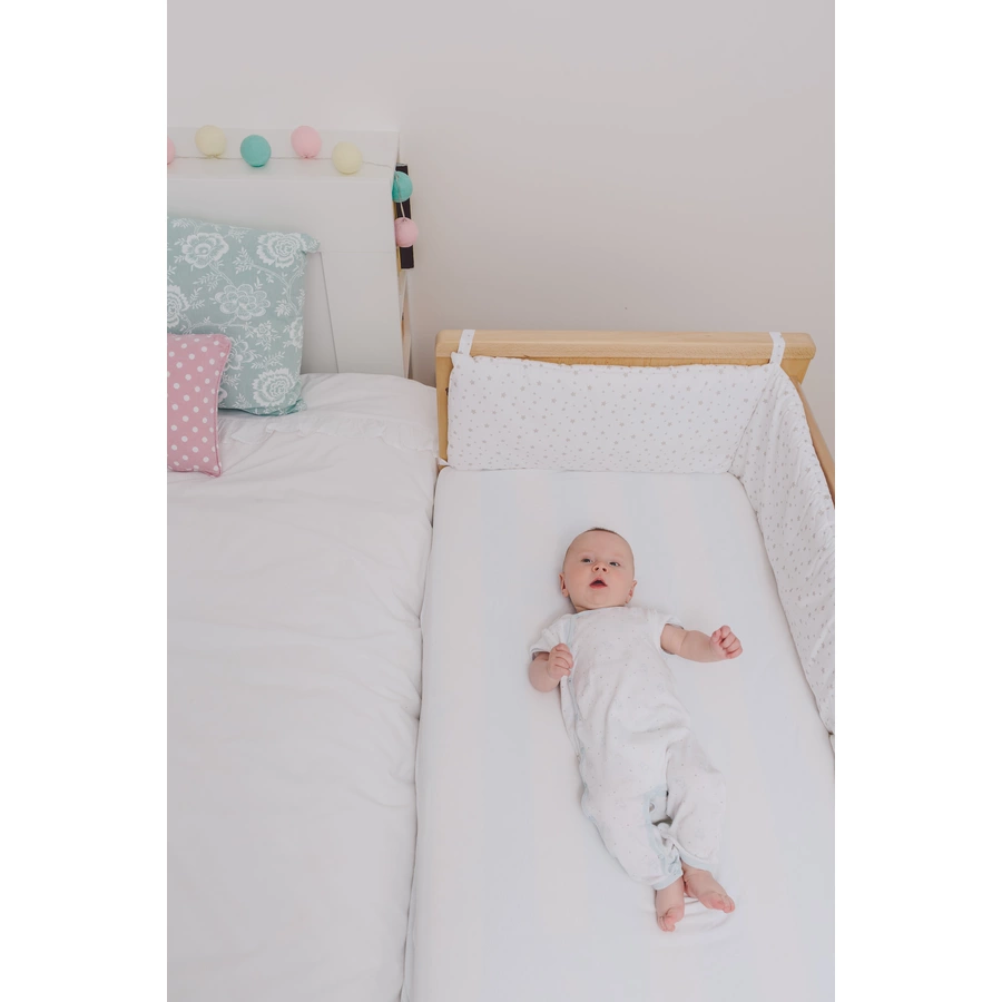 Treppy® Beistellbett Dreamy Plus 3 weiß 60 x 120 cm