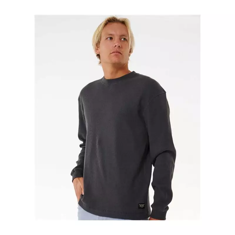 Teeshirt RIPCURL Quality Surf Products Ls Tee Washed Black