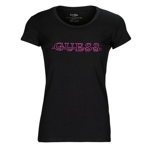 Guess - SS RN DAVINA TEE - Noir