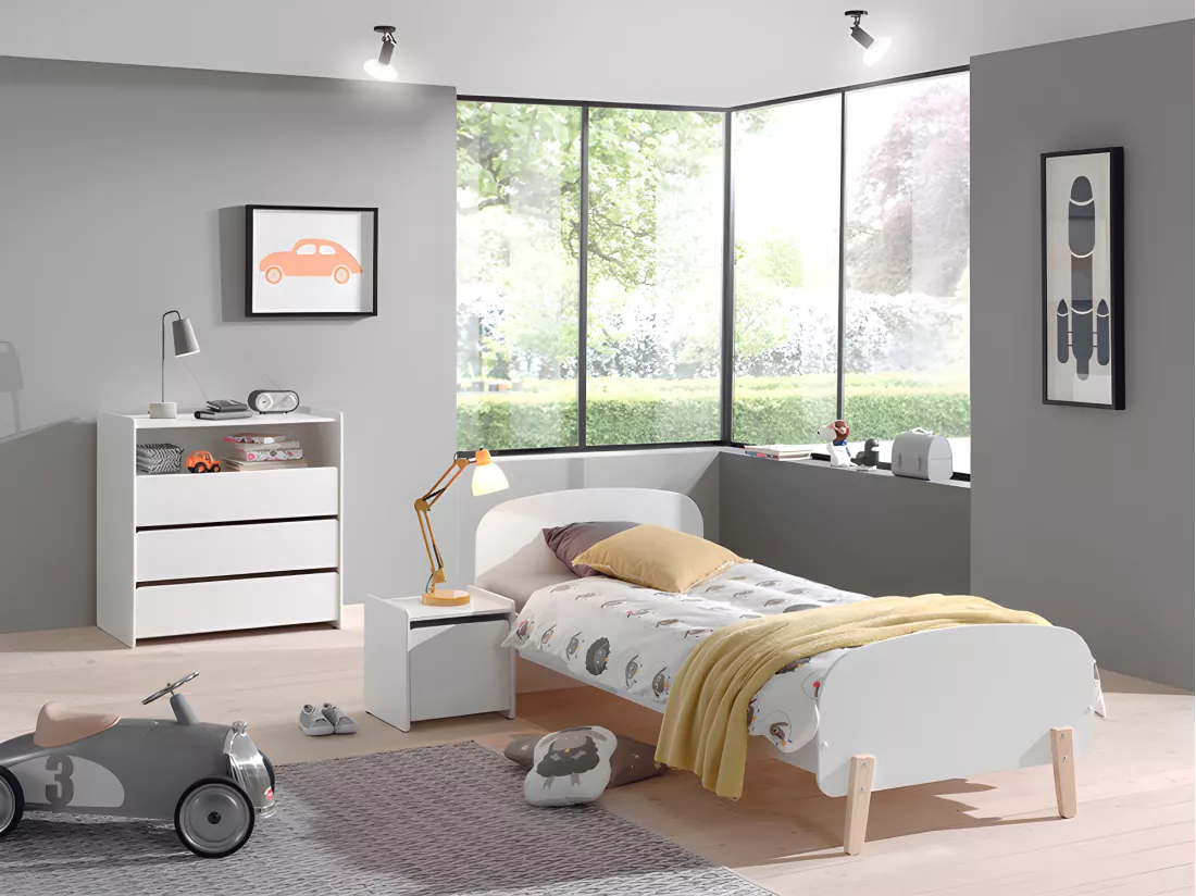 Pack - Lit Enfant, Chevet & Commode 