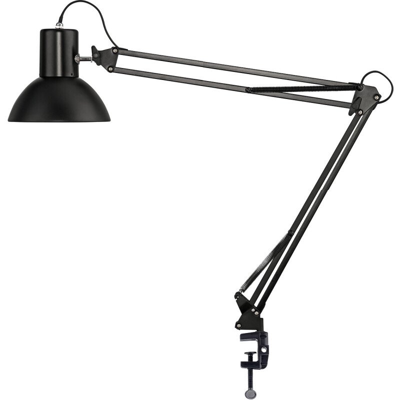 Lampe de bureau Led Unilux success 80 noir prise Europe