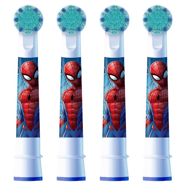 Oral-B Pro Kids Disney Spiderman Opzetborstels 4 Stuks