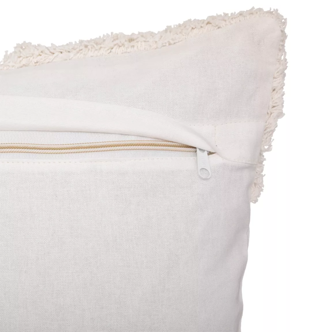 Housse de coussin carrée coton (40 x 40 cm) Rory Ivoire