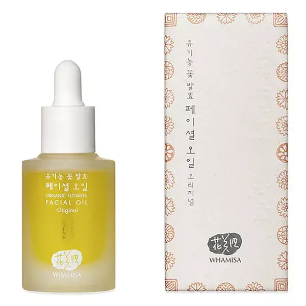 Óleo Facial de Flores Fermentadas Orgânicas Whamisa 26ml