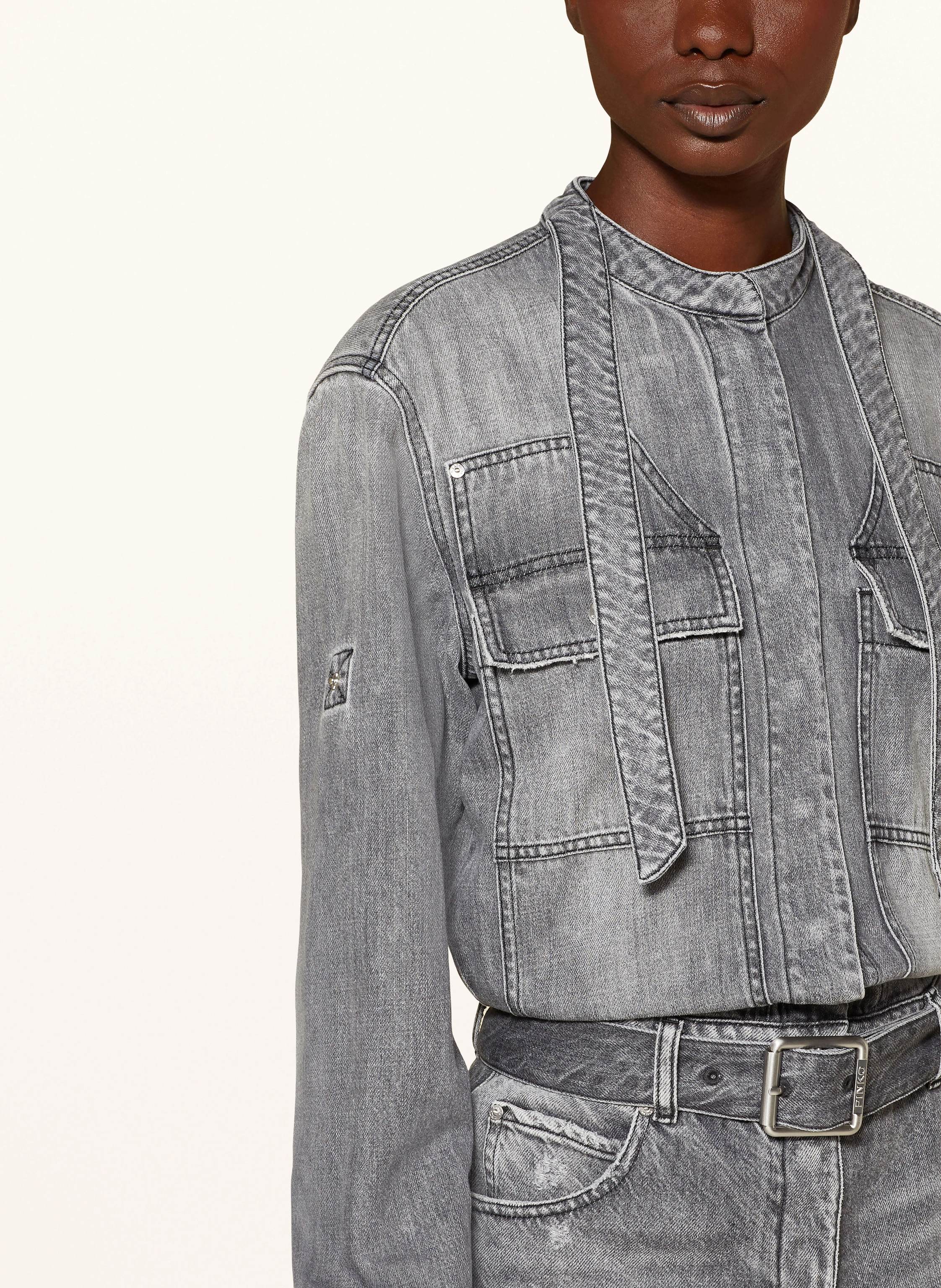 PINKO Jeans-Jumpsuit TIMPANO mit Schluppe