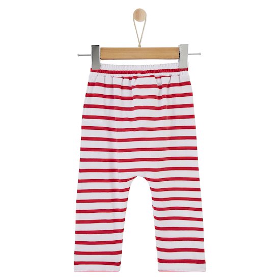 T-shirt + pantalon Blue Garden   Bleu/Rouge        de               P'tit bisou