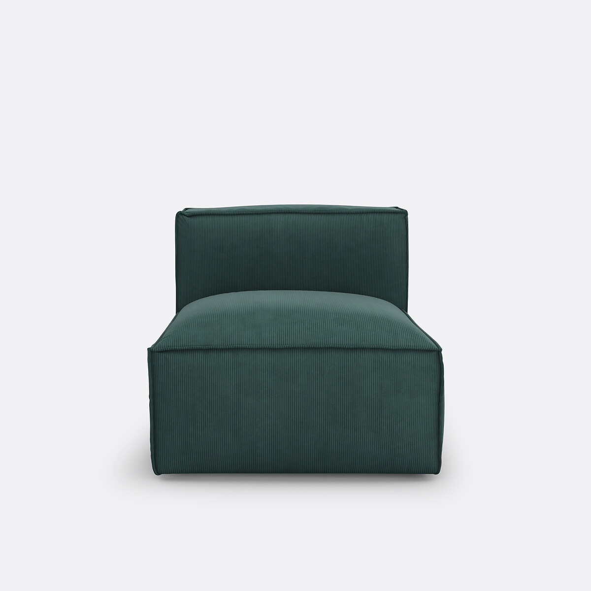 LA REDOUTE INTERIEURS<br>Sofá modular canelado de veludo, Seven