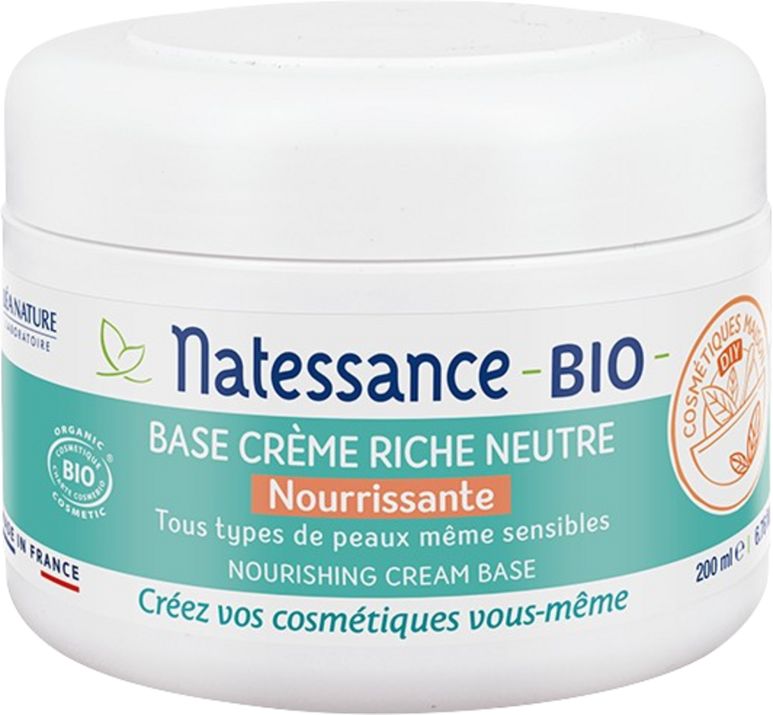 Natessance  DIY Neutrale & Reichhaltige Creme-Basis, 200 ml