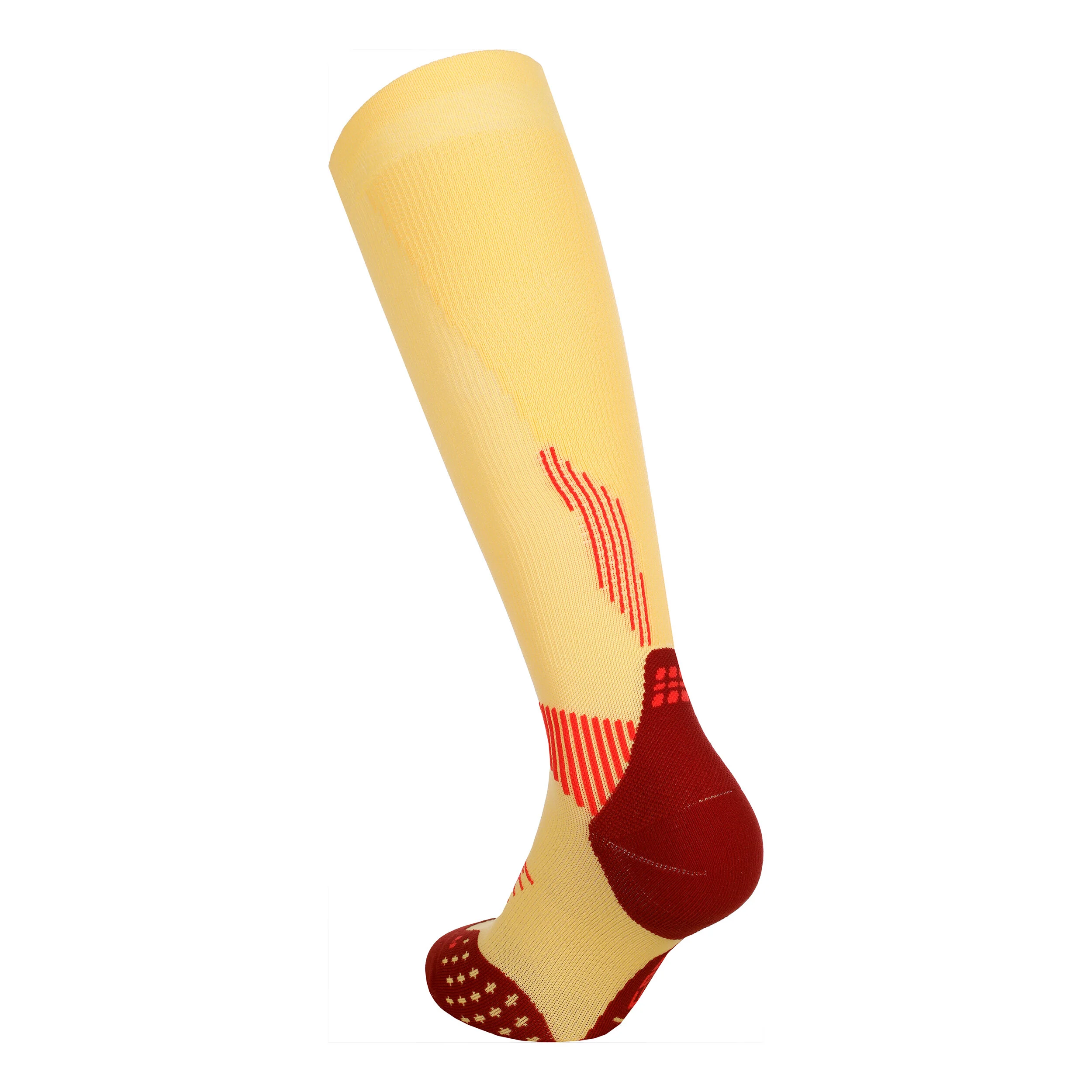 CEP Core Tall 5.0 Chaussettes De Compression Hommes - Jaune , Rouge Foncé