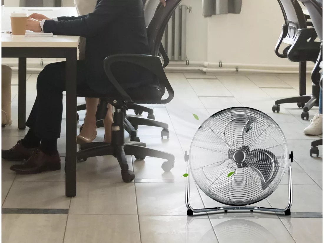 Ventilateur industriel 90W avec 3 pales et 3 vitesses