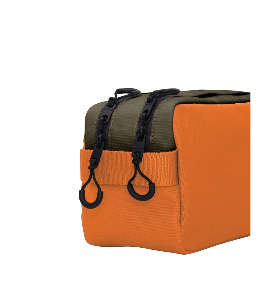 Nécessaire de higiene pessoal ECOALF laranja com zíper duplo