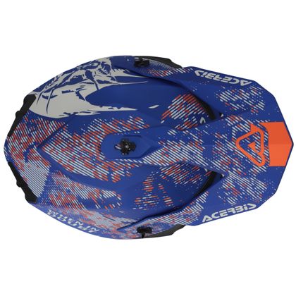 Casque cross Acerbis LINEAR 22.06 2024 - Gris / Bleu