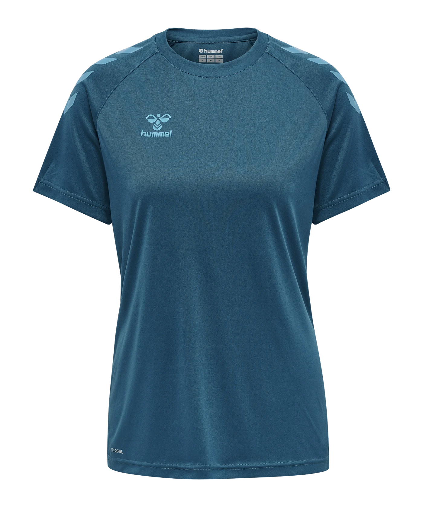 Hummel hmlCORE XK Poly T-Shirt Damen Blau F7058