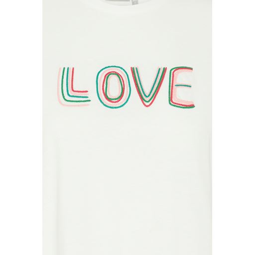 Fransa Koko T-shirt, Blanc de Blanc Mix, L