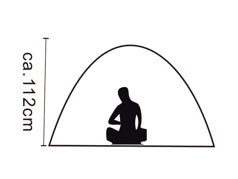2-persoons pop-up tent