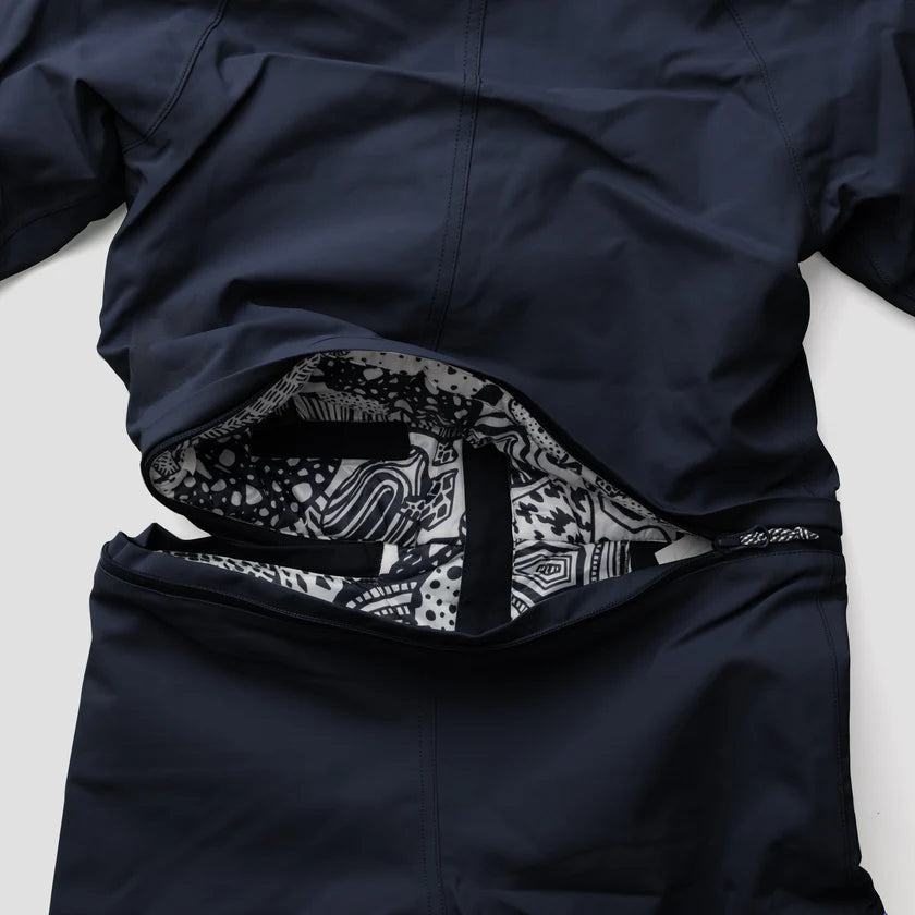 Skianzug Quest True navy Corporate red