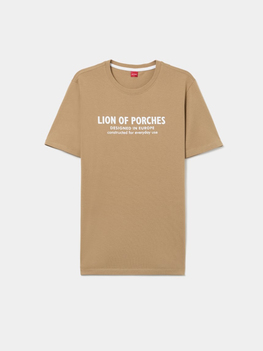 T-shirt de manga curta em algodão