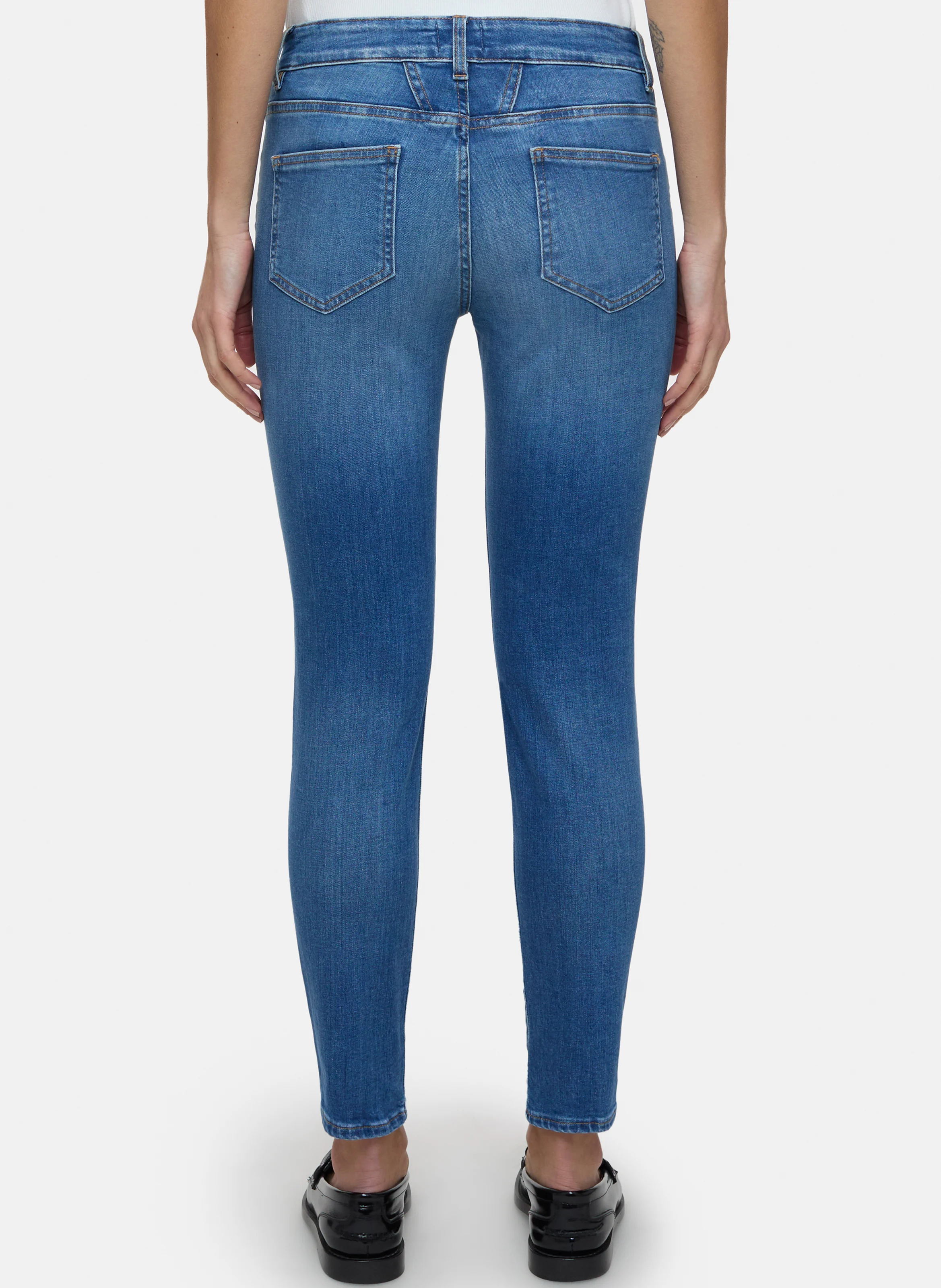 BAKER - Jean slim-fit en coton bio mélangé | Bleu