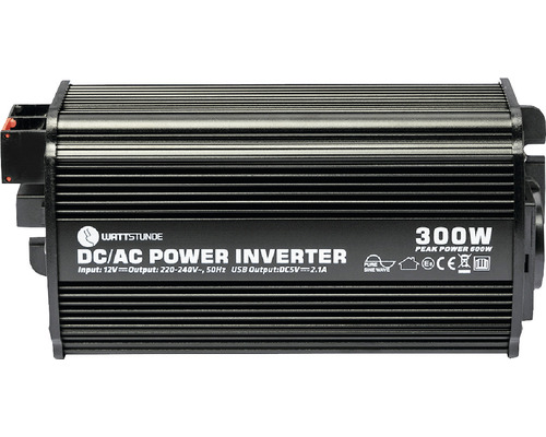 WATTSTOUR 300W / 600W 12V sinusomvormer WS12/300SI