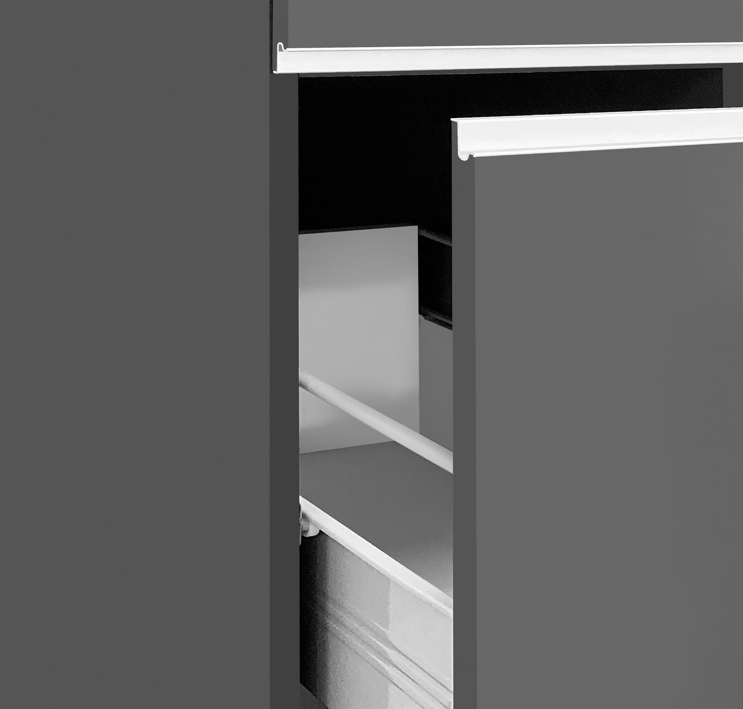 KOCHSTATION Apothekerschrank »KS-Sole« Breite 30 cm, 2 Auszüge, 4 Fächer