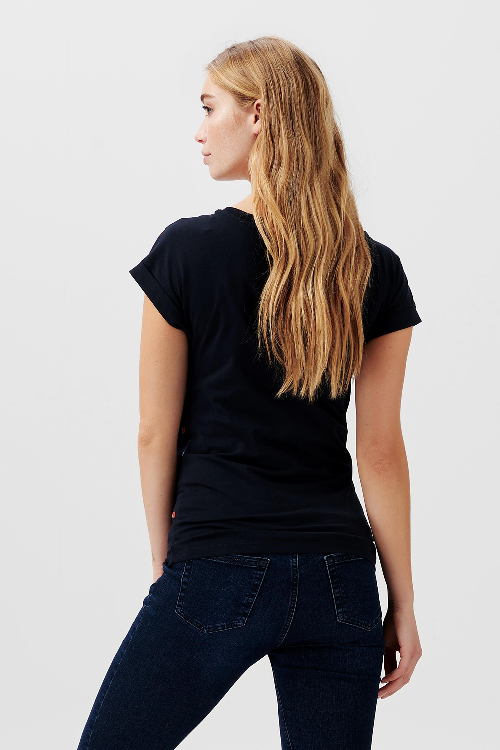 T-shirt à imprimé cœurs