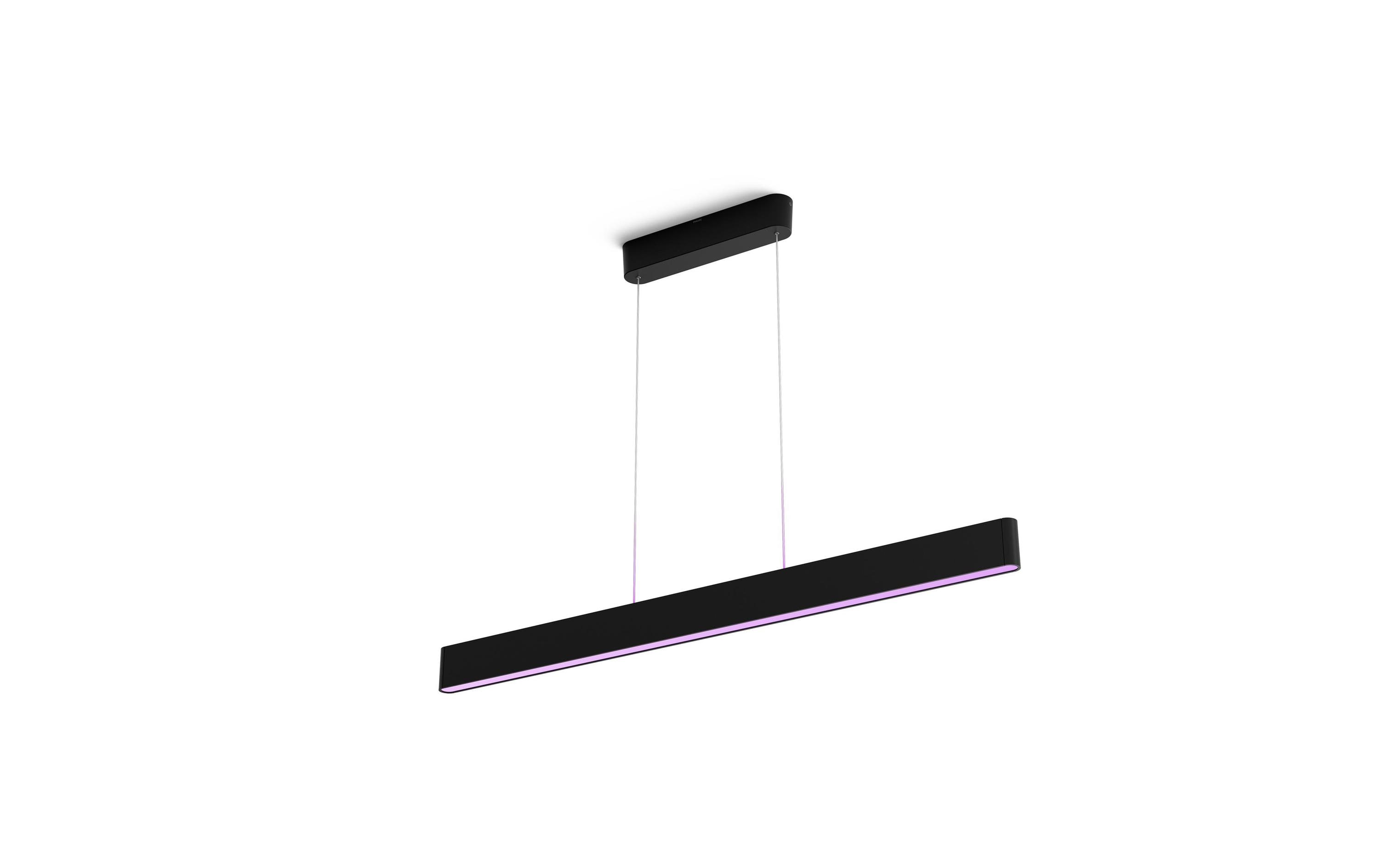 White & Col. Amb. Ensis Pendelleuchte schwarz 4750 lm<br>Pendelleuchte mit integriertem LED Modul