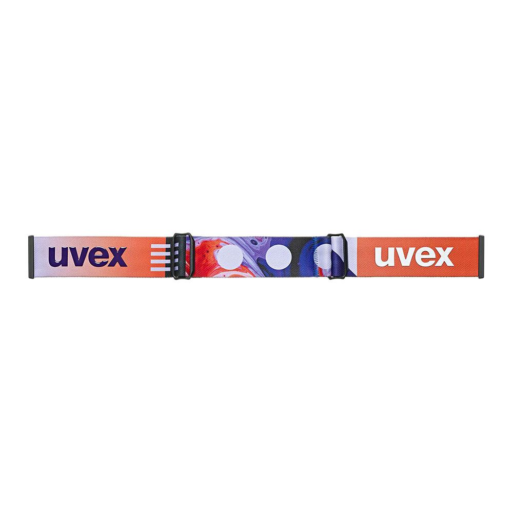 Uvex EVIDNT ATTRACT - Masque ski + écran supplémentaire ruby/mirror ruby