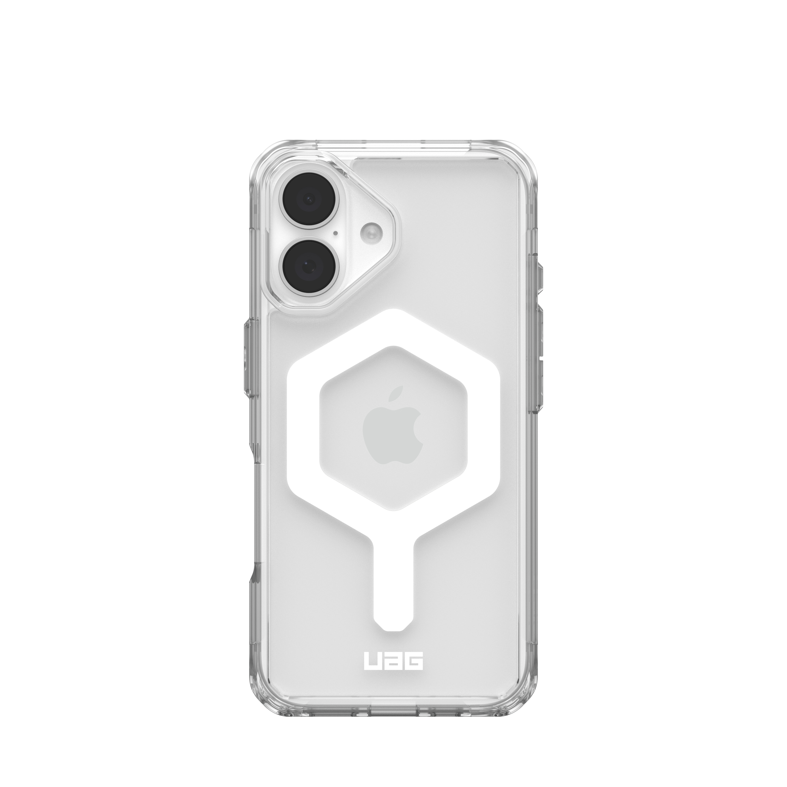iPhone 16 MagSafe Hybrid Schutzhülle Plyo (114482114341) - Transparent (Ice)