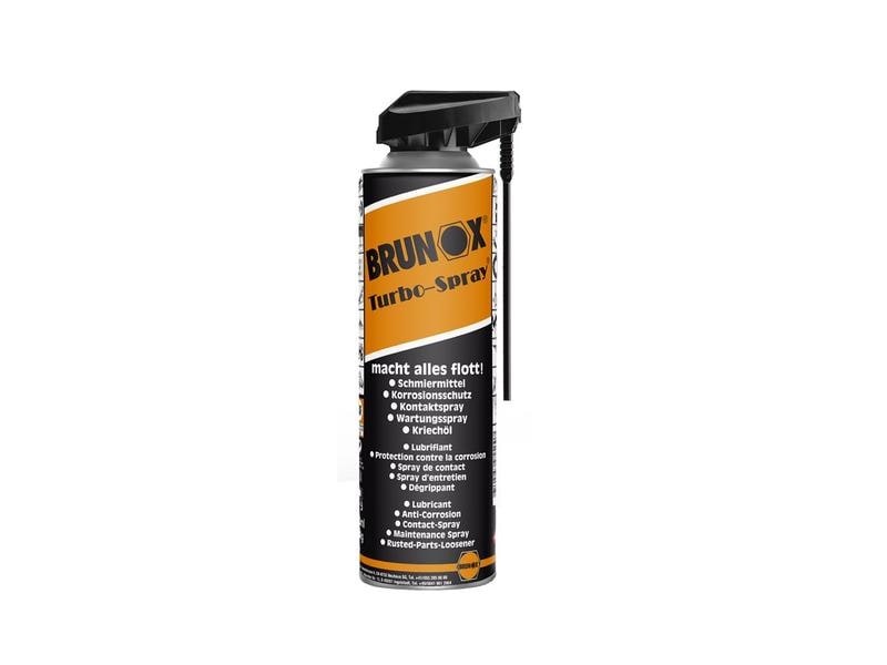 Brunox Multifunktionsöl Turbo-Spray Power-Click 500 ml Multifunktionsöl: Schmiermittel, Korrosionsschutz, Kontaktspray, Kriechöl, Wartungsspray