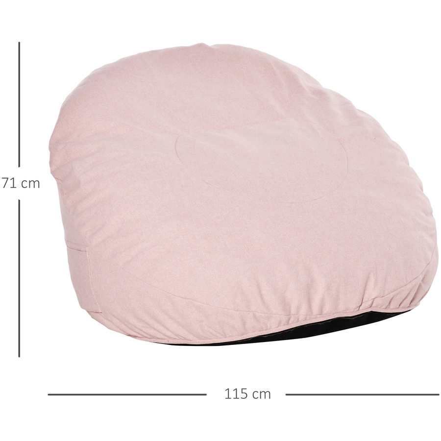 HOMCOM Sitzkissen rosa