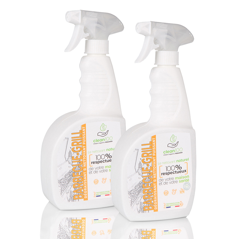 Dégraissant liquide spécial barbecue - sprayer - 750ml - ecologique et hypoallergénique - nettoyant grilles de barbecue et planchas