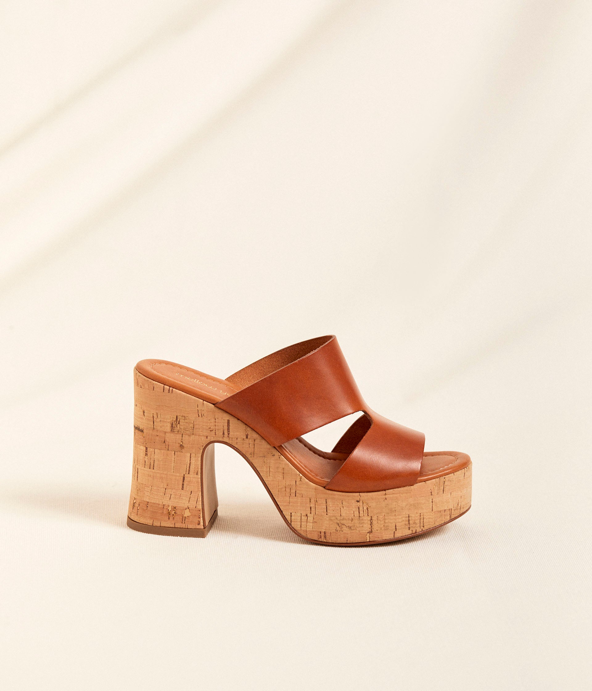 Mules compensées liège Sara