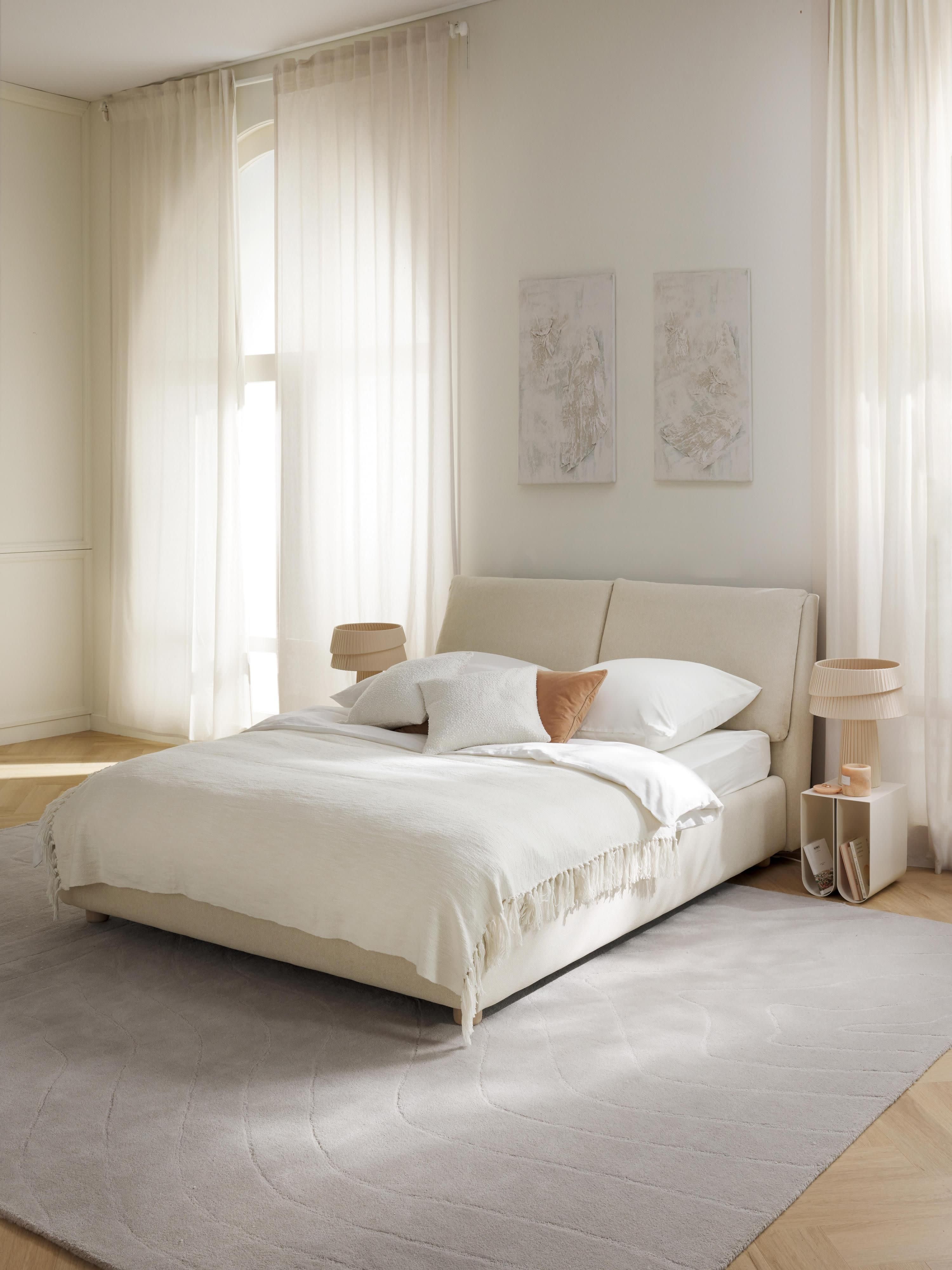 Gestoffeerd bed Laura