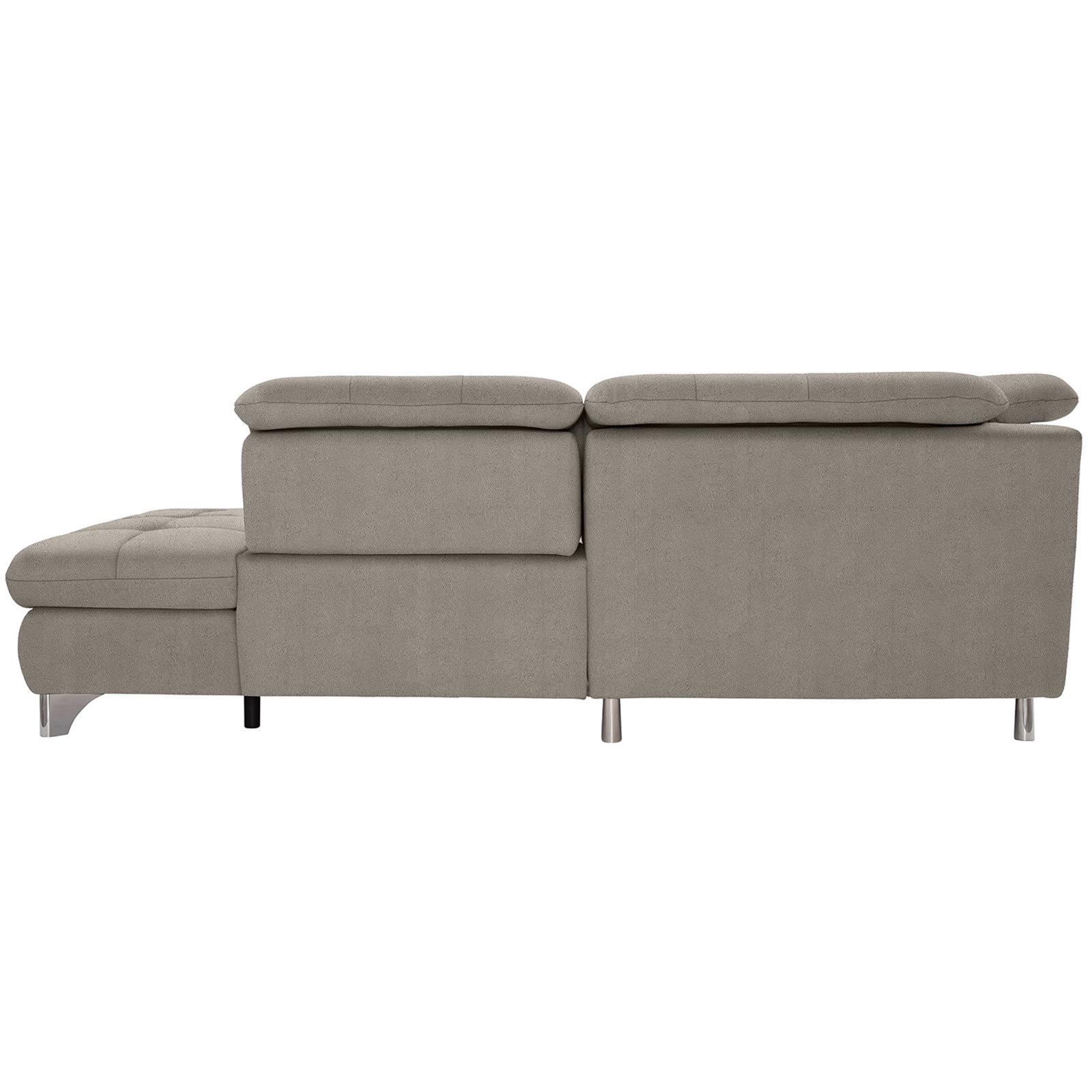 polsterpower Ecksofa - Holiday alu - Basismodell - Ottomane rechts
