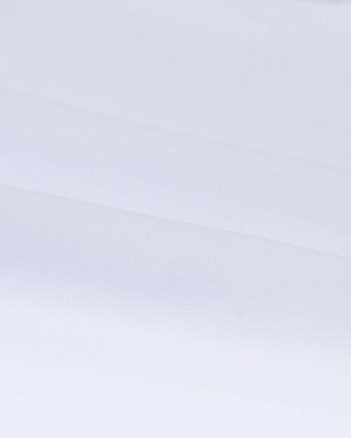 t-shirt homme slim fit col rond - extra long blanc
