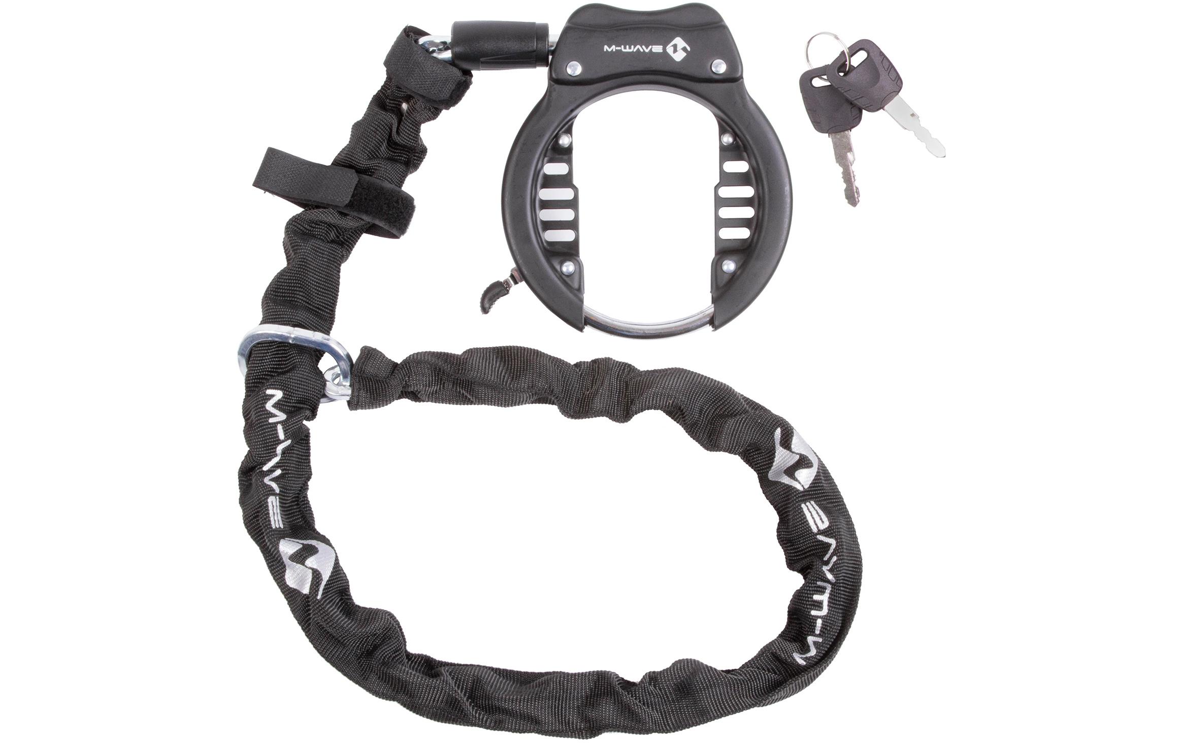 Rahmenschloss mit Kette Ringchain XL, 100 cmFahrrad-Diebstahlsicherung