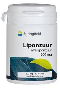 Springfield Alpha Liponzuur 200mg 60CP