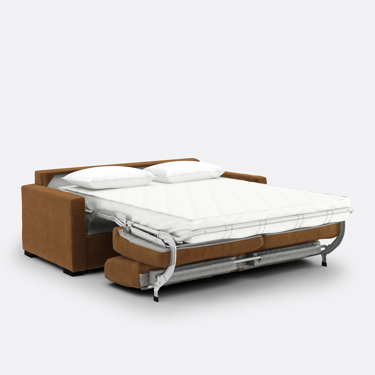 LA REDOUTE INTERIEURS<br>Sofá-cama em veludo, espuma HR premium, Timor