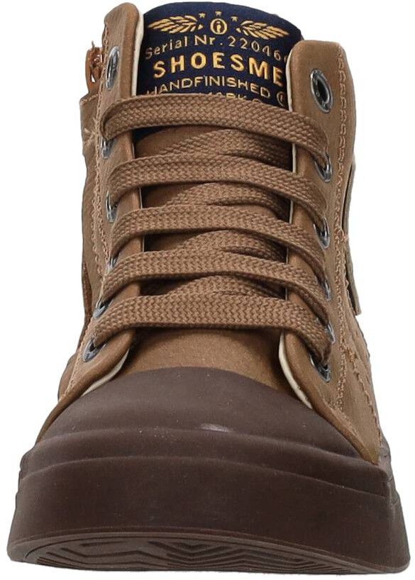 Shoesme Veterschoenen Hoog cognac