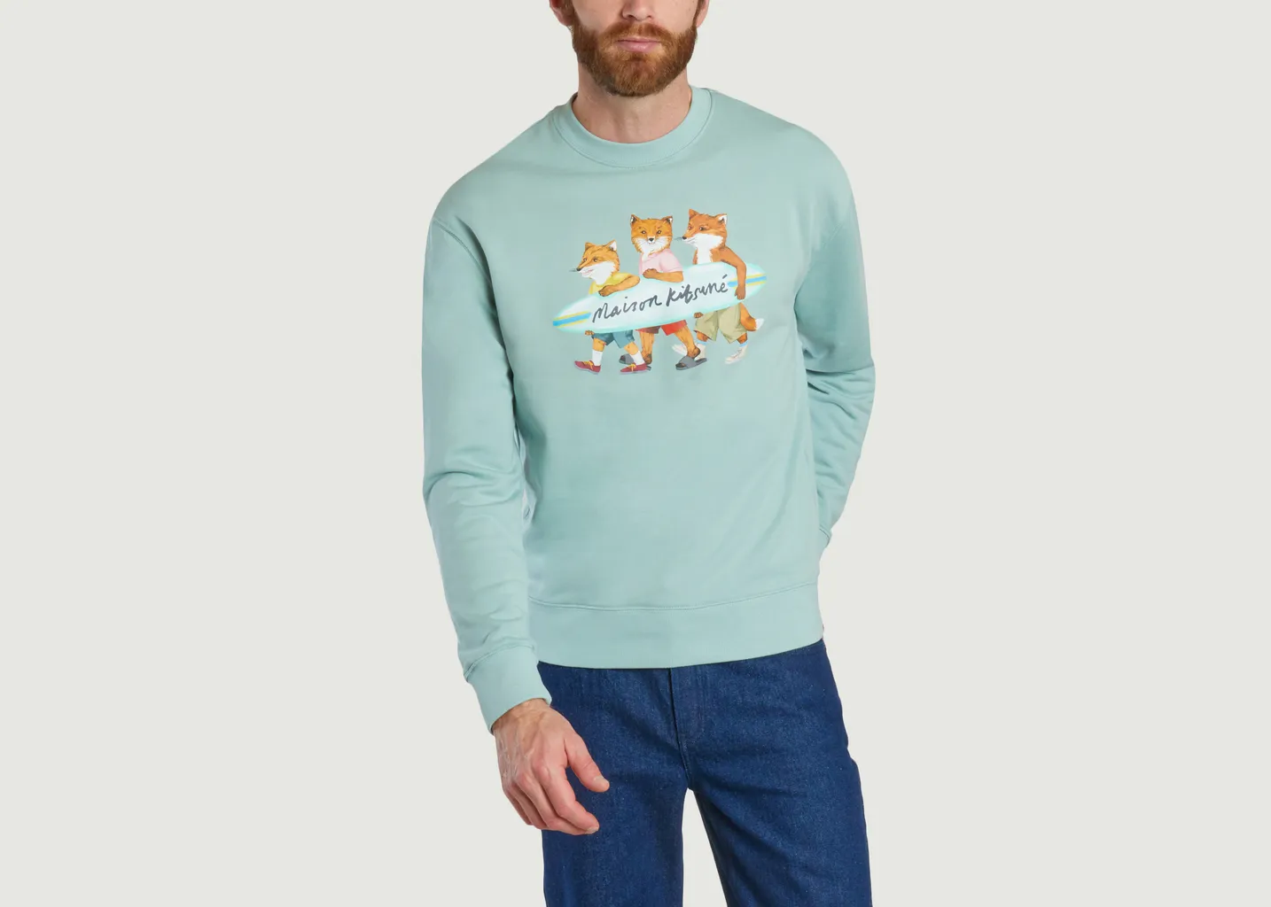 Sweat Surfing Foxes Maison Kitsuné
