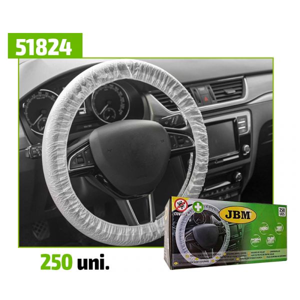 JBM Protetor de Volante Plástico - 250 Unidades 51824
